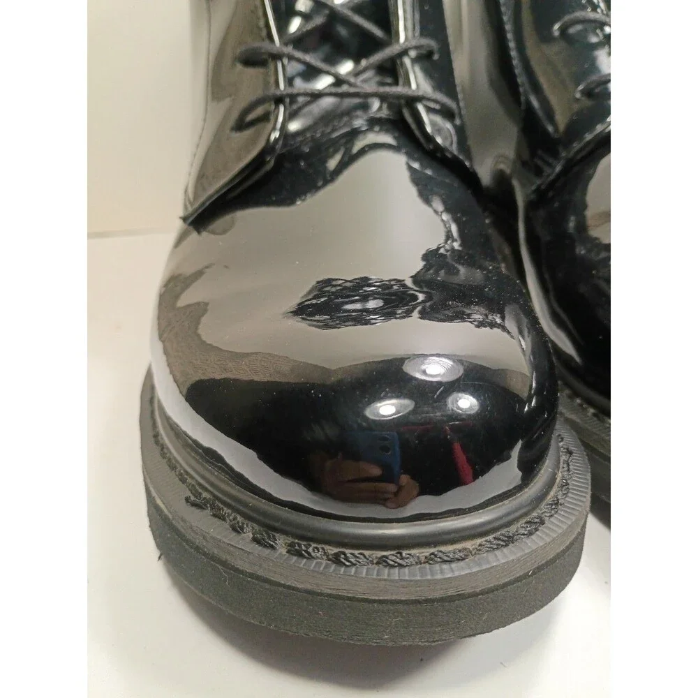 Rocky Men's  Dress High Gloss Chukka  Black FQ00500 Size 10M